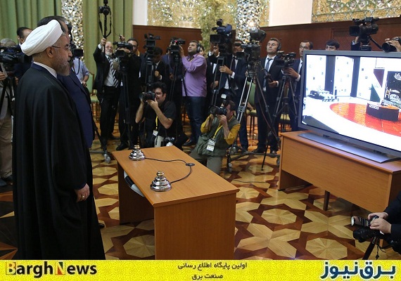 حسن روحانی نیروگاه برق آبی ساخت ایران در تاجیکستان را افتتاح کرد +عکس