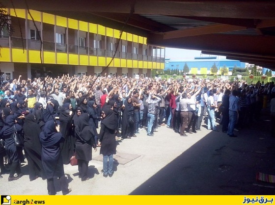 اعتراض ایران ترانسفو ادامه دارد/ تاحصول نتیجه به تحصن ادامه می دهیم+تصاویر امروز