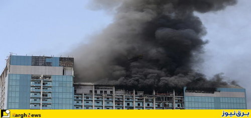 آتش سوزی در 2 برج در امارات به دلیل اتصال برق