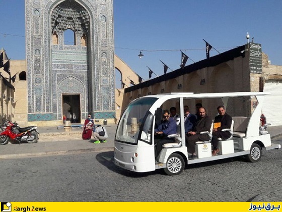 اولین خودرو برقی گردشگری در یزد