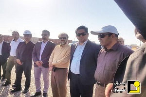 مدیرعامل برق حرارتی از نیروگاه‌های در حال احداث زنجان بازدید کرد