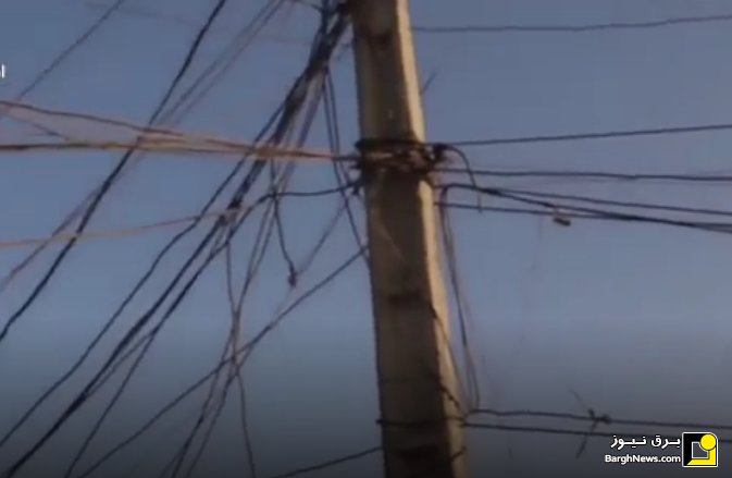 شبکه‌ی برق تار عنکبوتی در چابهار