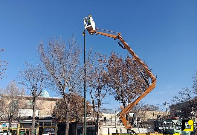 آغاز رزمایش بهسازی روشنایی معابر شهری در زنجان