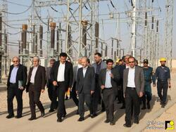 بازدید وزیر نیرو از طرح‌های تامین و انتقال برق در شیراز