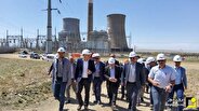 بازدید معاون برق و انرژی وزیر نیرو از روند ساخت واحد گازی نیروگاه سهند