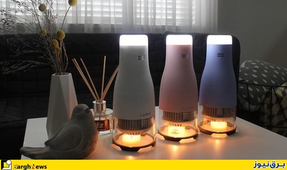 لامپ LED که با گرمای شمع نور تولید می کند+تصویر