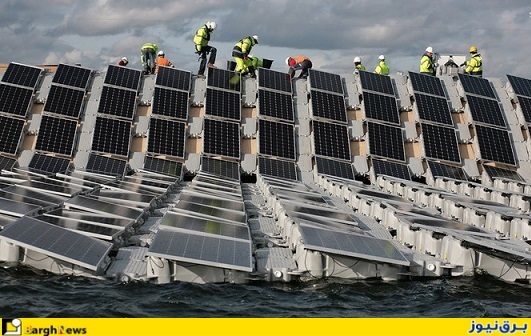 اروپا در انتظار پایان ساخت بزرگترین مزرعه خورشیدی شناور