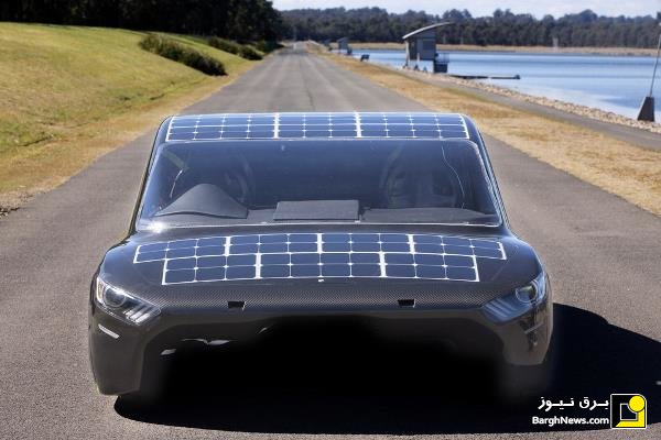خودرویی که به 284 سلول خورشیدی مجهز است