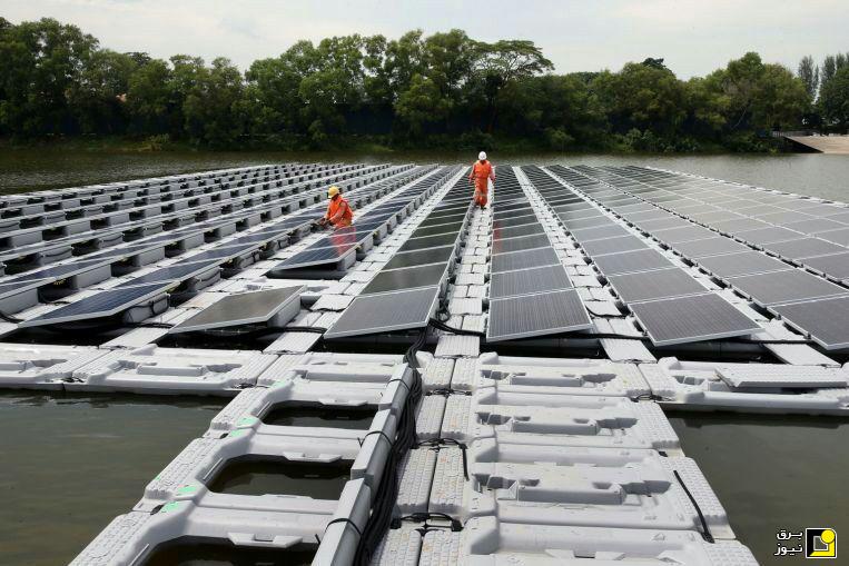 نیروگاه‌های خورشیدی شناور،افزایش بازدهی و جلوگیری از تبخیر آب