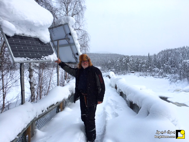 عملکرد پنل های خورشیدی در زمستان