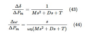 معادله نوسان ماشین سنکرون - بخش آخر