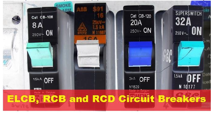 تفاوت بین مدارشکن‌های MCB, MCCB, ELCB & RCB, RCD یا RCCB - بخش دوم