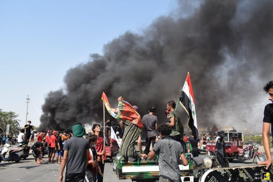 تظاهرات عراقی‌ها در پی کمبود برق در گرمای بی سابقه