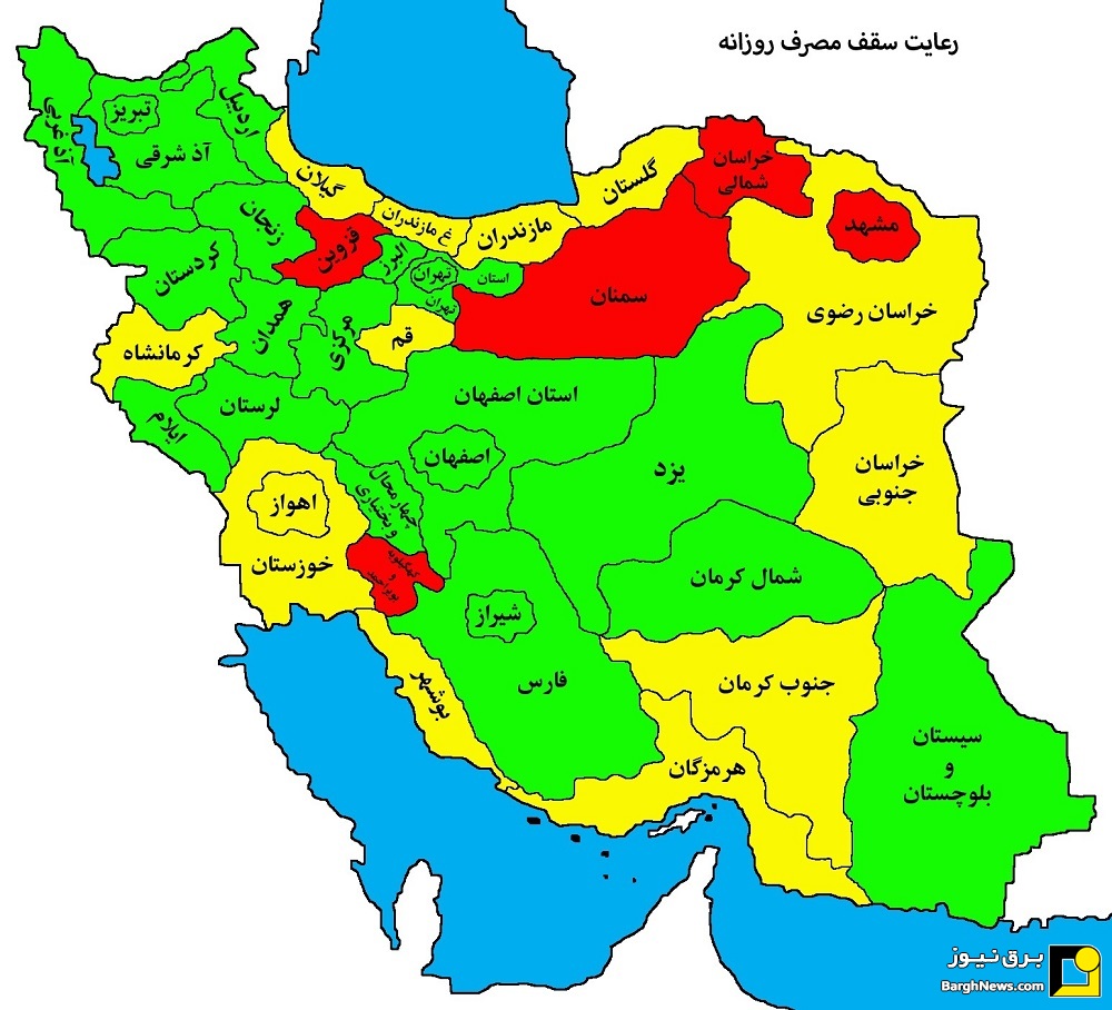 کدام شهر‌های ایران برق بیشتری مصرف می‌کنند؟ + نقشه