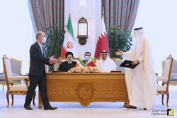 ۱۴ سند همکاری میان ایران و قطر به امضا رسید