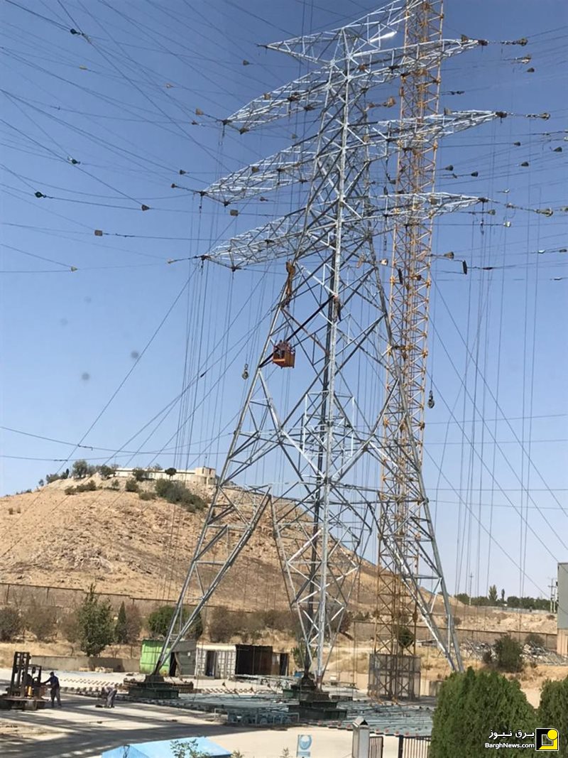 نوع جدید دکل‌های 4 مداره در راه شبکه برق خوزستان