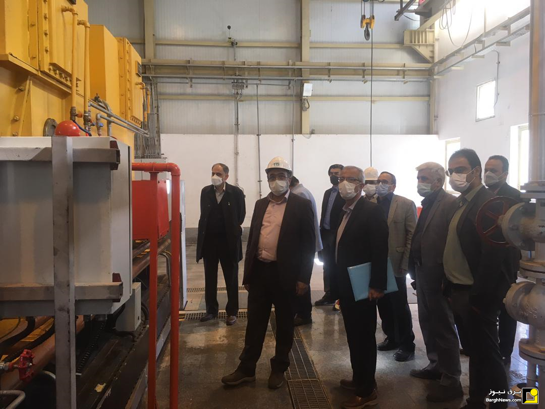 بازدید کمانی از نیروگاه زباله سوز نوشهر