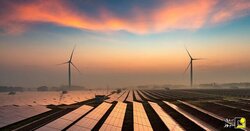 رکورد تولید برق با انرژی‌های بادی و خورشیدی در ۲۰۲۱