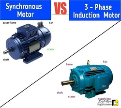 مقایسه موتور سنکرون و موتور القایی