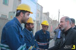 بازدید وزیر نیرو از پروژه‌های صنعت برق شهرستان درمیان خراسان جنوبی
