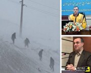 تقدیر مدیرعامل توزیع برق استان تهران از تلاش‌های جهادی همکاران برق رودهن در کولاک برف مرکز آموزش ارتش