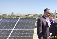 بهره‌برداری از ۱۲ سامانه خورشیدی حمایتی آذربایجان شرقی با حضور کمانی