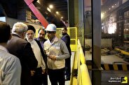 بهره‌برداری از سومین واحد نیروگاهی صنایع در فولاد مبارکه با حضور رئیس جمهور