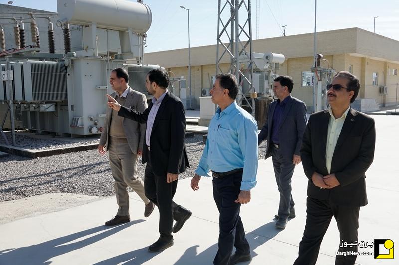 بازدید معاون برنامه ریزی توانیر از طرح‌های در دست اجرای برق منطقه‌ای یزد
