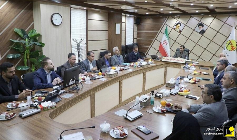 برگزاری نشست نظارت عالیه بهام در برق منطقه‌ای سمنان