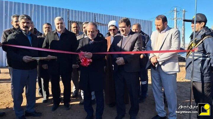 بهره‌برداری از نیروگاه خورشیدی ۶ مگاواتی قاسم آباد تاکستان با دستور وزیر نیرو