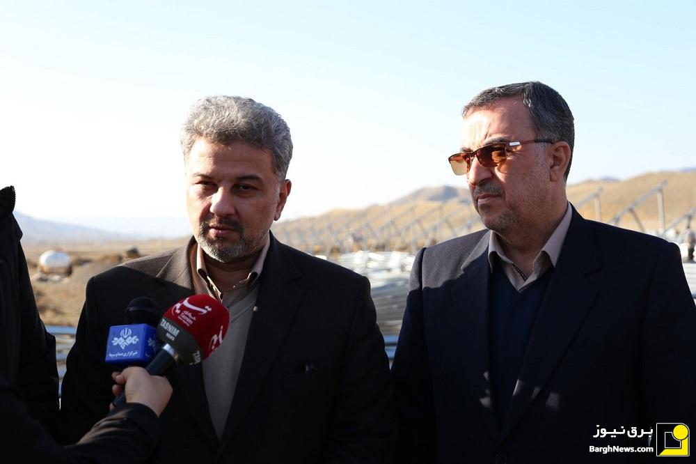 آغاز عملیات اجرایی نیروگاه تجدیدپذیر ۶ مگاواتی گرمی اردبیل با حضور مدیرعامل توانیر