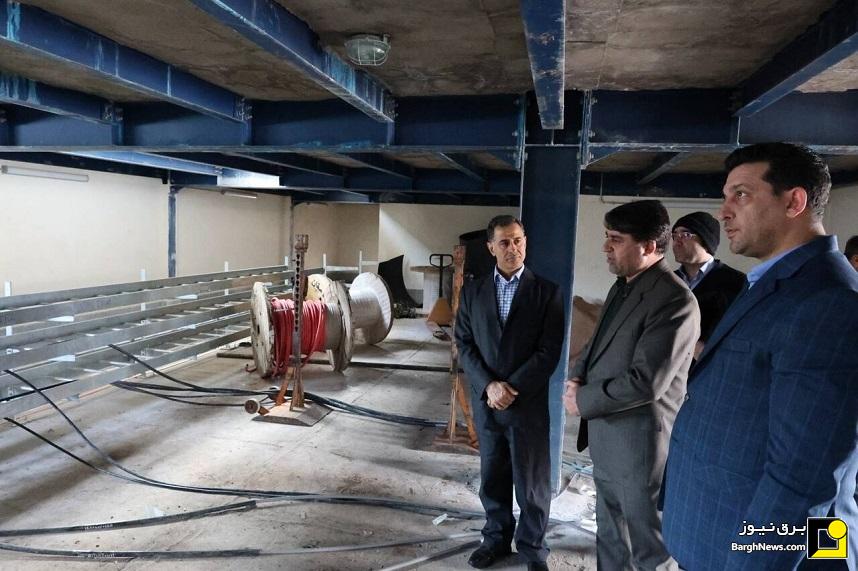 بازدید مدیرکل برنامه‌ریزی و توسعه شبکه انتقال توانیر از طرح‌های در دست اجرای برق منطقه‌ای غرب