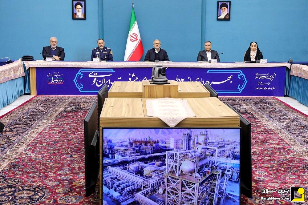 ۷۰۹ مگاوات واحد جدید نیروگاهی توسط رئیس‌جمهور افتتاح شد