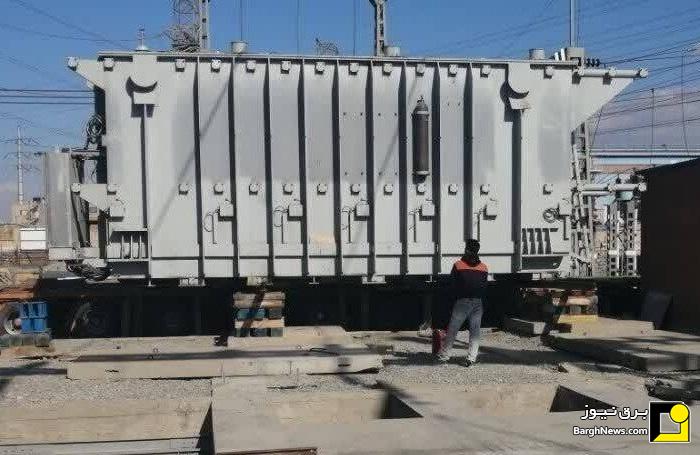 انتقال و استقرار ترانسفورماتور ۲۵۰ مگاولت‌آمپری در پست ۲۳۰ کیلوولت منتظرقائم