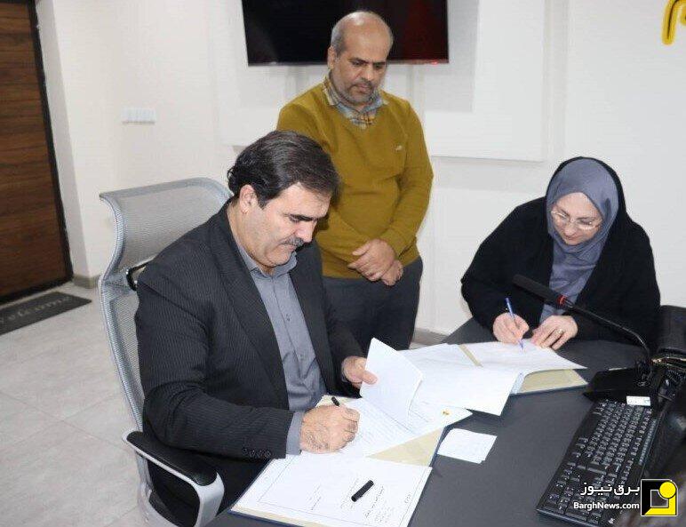 امضای تفاهم‌نامه همکاری بنیاد ملی نخبگان و توزیع برق استان قزوین