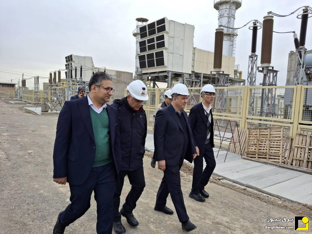 بازدید سرپرست معاونت راهبری تولید برق حرارتی از نیروگاه‌های استان سیستان‌وبلوچستان