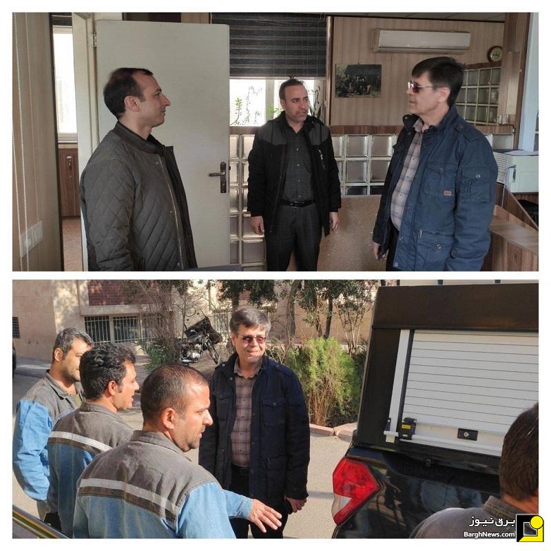 حضور میدانی سرپرست توانیر برای بررسی نحوه استمرار خدمت‌رسانی به مشترکین برق