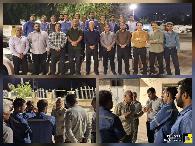 بازدید مدیرعامل شرکت توزیع نیروی برق هرمزگان از نواحی برق بندرعباس