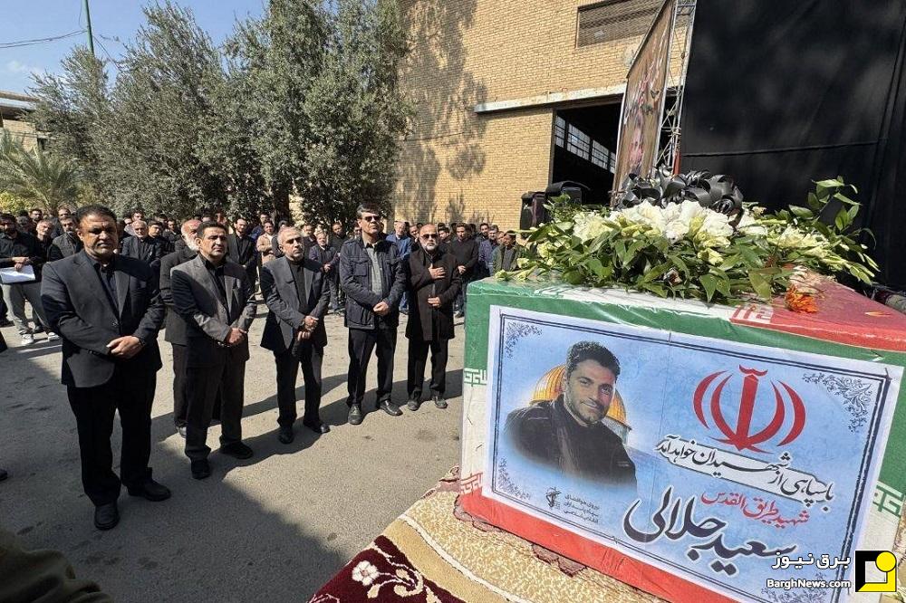 ️حضور سرپرست شرکت توانیر در مراسم تشییع شهید صنعت برق در کاشان