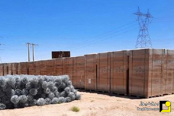 حمله هوایی به یک انبار تجهیزات نیروگاه‌های خورشیدی