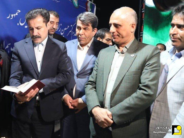 برقرسانی به روستایی از توابع شهرستان جازموریان کرمان با حضور معاون رییس جمهور