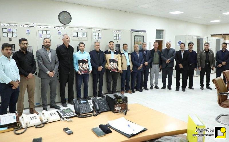 بازدید مدیرعامل برق منطقه‌ای خوزستان از پست‌های برق غرب اهواز