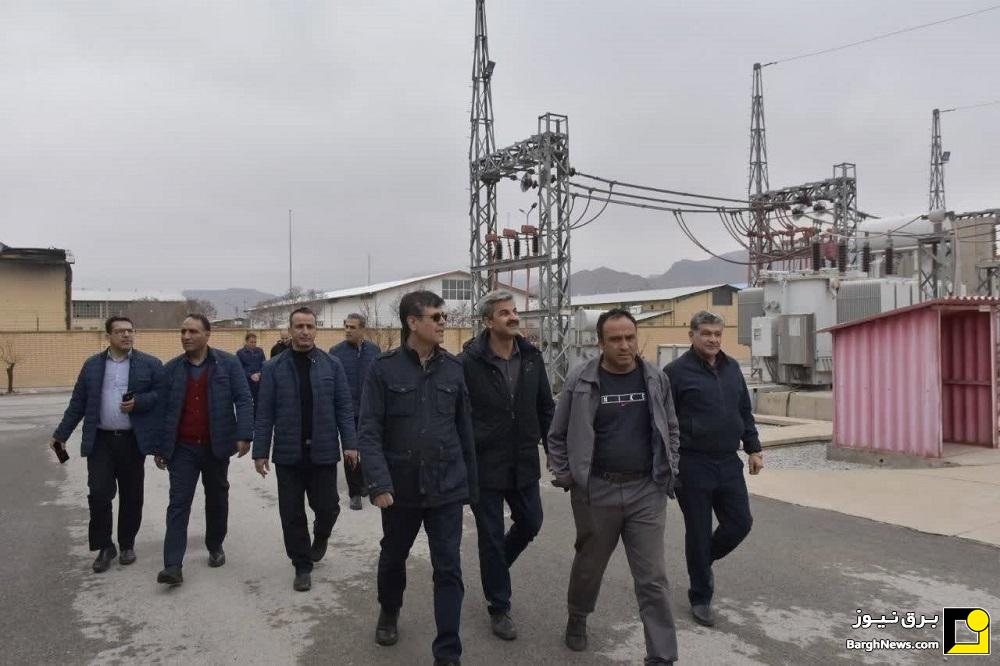 بازدید سرپرست توانیر از خسارت شبکه برق اراک در پی حملات دشمن