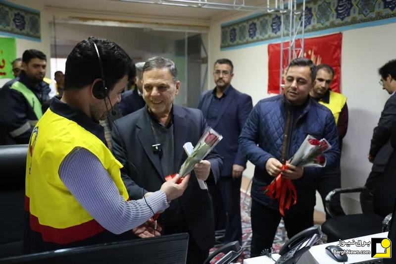 بازدید استاندار زنجان از شرکت توزیع نیروی برق استان
