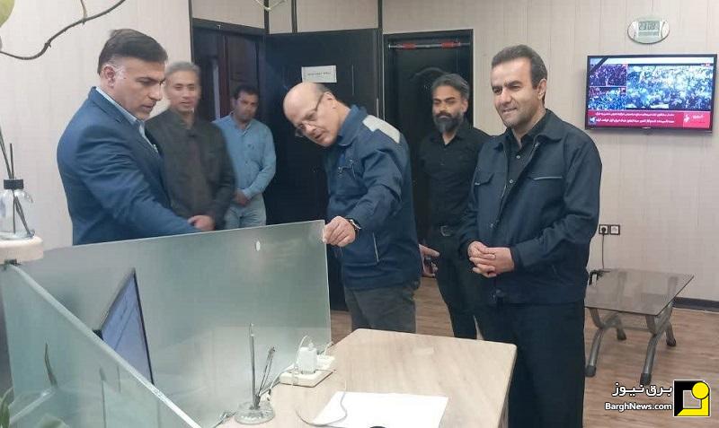 بازدید معاون هماهنگی توانیر از روند خدمات‌رسانی توزیع برق خوزستان پس از حملات دشمن