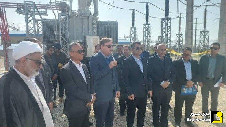 بهره‌برداری از طرح فیدربندی ایستگاه فوق توزیع بنک کنگان بوشهر