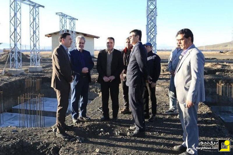 بازدید سرپرست شرکت توانیر از پروژه‌های صنعت برق همدان