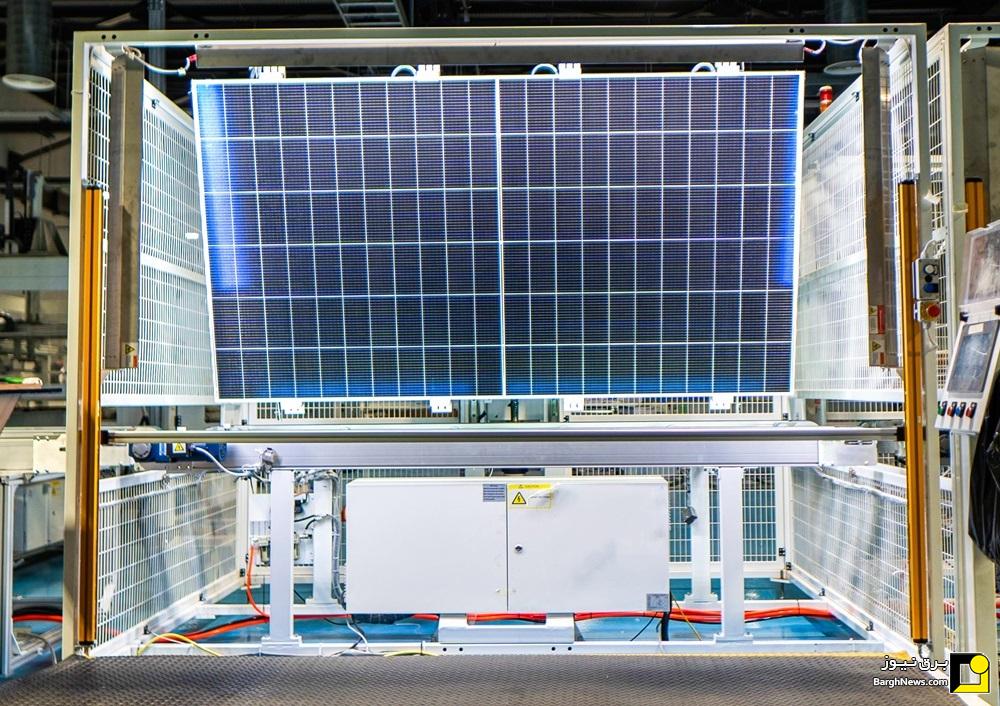 بازدید اختصاصی از روند کنترل کیفیت در بزرگترین کارخانه تولید پنل خورشیدی ایران