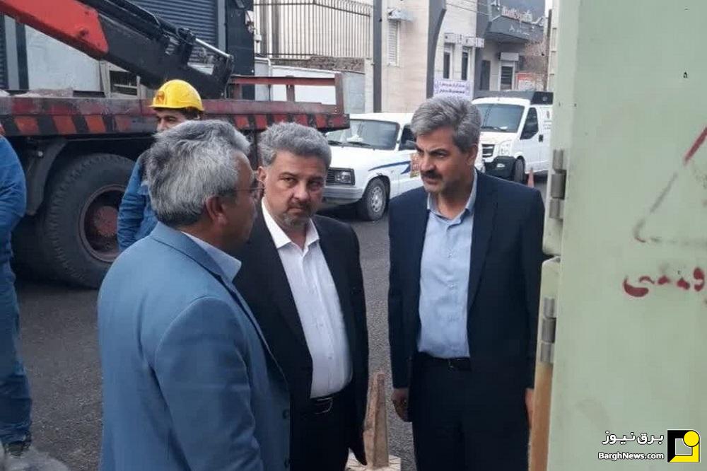 بازدید مدیرعامل توانیر از تعمیرات خط گرم و هوشمندسازی تابلو‌های عمومی در شهر صنعتی کاوه