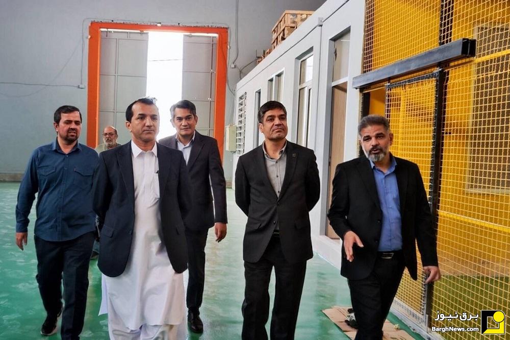 بررسی وضعیت شبکه برق حاشیه شهر زاهدان با حضور مدیرکل راهبری توزیع توانیر